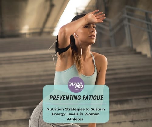 Image of a woman athlete stretching before a workout, symbolizing energy and preparation.